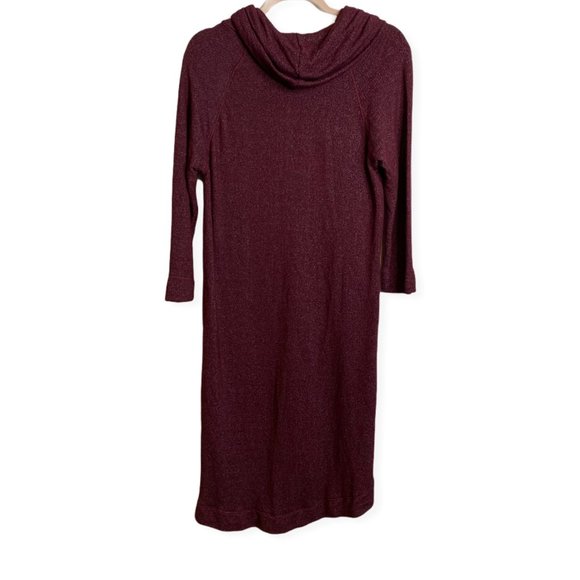 Michael Stars Burgundy Cowl Neck Sweater Dress - Picture 3 of 7